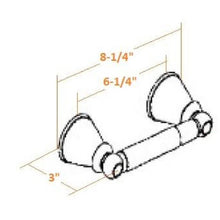 Design House Kassel Transitional Toilet Paper Holder in Brushed Nickel
