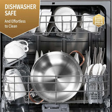 LOLYKITCH Tri-ply Stainless Steel Sauté Pan with Lid,3.5QT Everyday Pan ,Kadhai,Induction Cooking Pot,Dishwasher and Oven Safe,11 inch. - Brands For Less USA