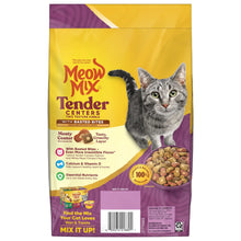 Alimento seco para gatos Meow Mix Tender Centers con bocaditos, sabores de pollo y atún, bolsa de 3 lb