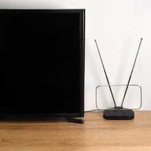 onn Indoor TV Antenna with Easy Adjust, 20 Miles Range, Includes Coaxial Cable, Supports NextGen TV, 4K/8K HD, UHF and VHF