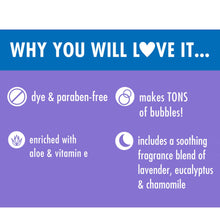 Mr. Bubble Calm & Sleep Bubble Bath, Calming Lavender, Eucalyptus and Chamomile Scent