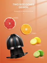 Electric Citrus Juicer, Orange Juicer Machine with 2 Size Cones, Stainless Steel Citrus Press Juicer for Orange Lemon