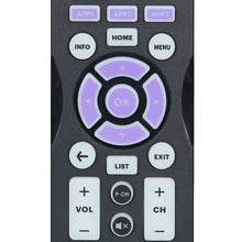 onn. Universal 6-Device Remote, Black, Compatible for TV, DVD, Streaming, Audio, Soundbar