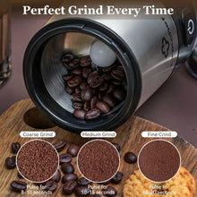Coffee Grinder, LINKChef Quiet Spice Grinder, One Touch Coffee Mill for Beans, Spices and More