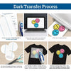 Hello Hobby Dark Fabric Transfer Paper, Inkjet Printable, 8.5" x 11", 5 Sheets