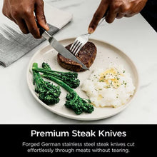 Ninja Foodi Neverdull Premium 10Pc German Stainless Steel Knife System with Built-In Sharpener