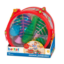 Battat Animal Jamboree Toy Drum and 4 Musical Instruments, Toddler and Preschool Toys