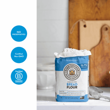King Arthur Baking Company Non-GMO Project Verified, Certified Kosher Unbleached Bread Flour, 5 lb Bag