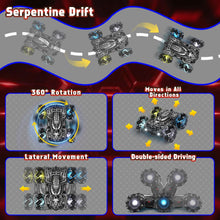 Remote Control Car, RC Car Toys for Boys 5 6 7 8 9 10 Year Old, Double Sided RC Car with Gesture Sensing & Cool Light, 2.4Ghz RC Stunt Car for Kids Outdoor Toys