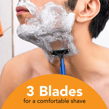 (3 pack) BIC Comfort 3 Disposable Men's Razor, 3 Blade Razor for a Comfortable Shave, 8-Count