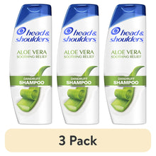 (3 pack) Head & Shoulders 2 in 1 Dandruff Shampoo and Conditioner, Anti-Dandruff Treatment, Aloe Vera for Soothing Scalp Relief, Paraben Free, 12.5 oz