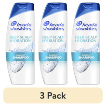 (3 pack) Head and Shoulders Dandruff Shampoo, Deep Scalp Cleanse, 12.5 oz