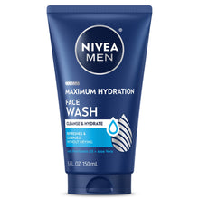 (3 pack) NIVEA MEN Maximum Hydration Face Wash with Aloe Vera, 5 fl oz