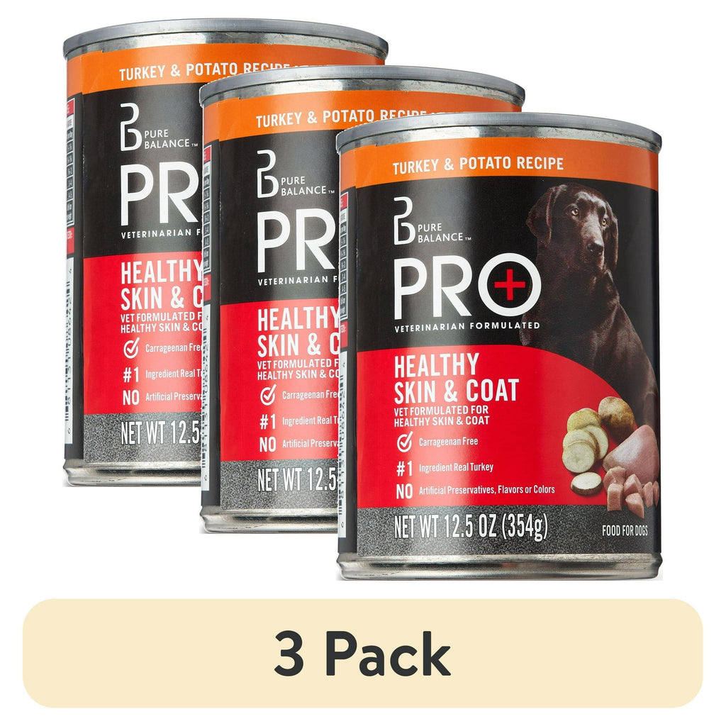 Pure Balance Pro Plus Turkey & Potato Recipe Wet Dog Food, 12.5 oz Can ...