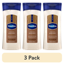 (3 pack) Vaseline Intensive Care Cocoa Radiant Body Gel Oil for Glowing Skin Made with 100% Pure Cocoa Butter + Replenishing Oils, 6.8 fl oz