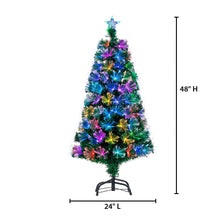 4' Color-Changing Fiber Optic Tree