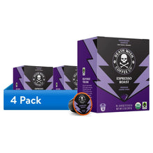 (4 pack) Death Wish Coffee, Organic and Fair Trade, Espresso Roast, Single-Serve Coffee Pods, 18 Count - Brands For Less USA