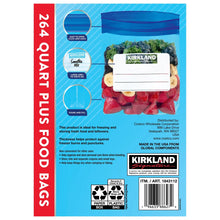 Kirkland Signature Freezer Quart Plus Bags, 264-count