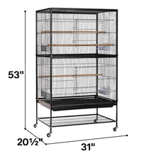 Prevue Pet Products Flight Bird Cage with Good Night Cage Cover
