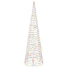 28-36" Cone Trees with Color Changing LED Lights, Set of 3