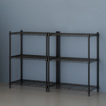TRINITY 3-tier Modular Wire Shelving Rack 23" x 13" x 30", 2-pack