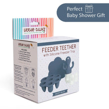 Little Twig Freezable Teether Set Steel Blue - Brands For Less USA