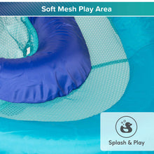 Aqua SwimSchool Grow-with-Me BabyBoat Pool Float for Infants 6-24 Months, Blue