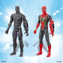 Marvel Avengers: Titan Hero Series Captain America, Iron Spider, Black Panther, and Iron Man Kids Toy Action Figure for Boys and Girls (12")