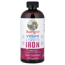 MaryRuth's, Vegan Liquid Iron, For Ages 4+, Berry, 15.22 fl oz (450 ml)