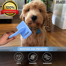 We Love Doodles Dog Slicker Brush - Dog Brush for Grooming Pet Hair, Poodle / Goldendoodle Brush