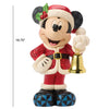 17" Disney Holiday Mickey and Minnie with Bells Statues by Jim Shore