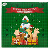 Plush Ornament Advent Calendar, Set of 12