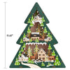 Wooden Holiday Light Up Icons, Snowflake and Tree, Set of 2