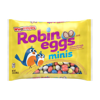 Robin Eggs Minis Malted Milk Balls Easter Candy, Bag 13 Oz