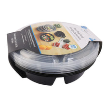 Mainstays 3-Compartment 1L Round Meal Prep Food Storage Container, 5 Pack - Brands For Less USA