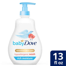 Baby Dove Rich Moisture Hypoallergnic Wash Newborn Sensitive Skin, 13 oz - Brands For Less USA