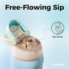 Carote 2-Pack Stainless Steel Water Bottle, Insulated Tumbler with Straw, Vacuum Sealed & Leakproof, 16 fl oz Pink & 26 fl oz Blue - Brands For Less USA