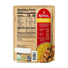 Royal Yellow Saffron Basmati Rice - Ready to Heat Basmati Rice - 8.5 oz Microwaveable Pouch