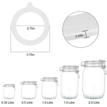 12pcs Silicone Sealing Rings Gaskets for Mason Jar, EEEkit Silicone Seal Rings, Airtight Rubber Seals Rings, Silicone Replacement Gasket for Regular Mouth Canning Jars Lids