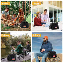 ATRIPACK Lunch Box for Men, Mens Lunch Bag with Webbing Leakproof Insulated Large Capacity Cooler Bag with Adjustable Shoulder Strap(12.3L Black) - Brands For Less USA