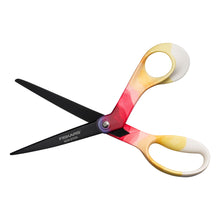 Fiskars Explore 8-inch Fashion Non-Stick Scrapbook Scissors, Daybreak, 1 Piece, Everyday Adult Scissors