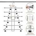 Perchas para pantalones de 5 niveles que ahorran espacio 