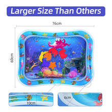 Tummy Time Mat, BUSATIA Inflatable Water Mat for 3 6 12 Months Infant Baby Girls Boys Newborn