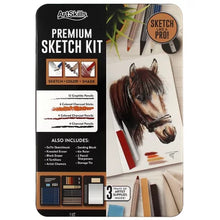 Artskills Assorted Premium Sketching and Drawing Kit, 39 Pieces