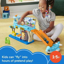 Fisher-Price Little People Everyday Adventures Airport Toddler Playset, Airplane & 3 Play Pieces