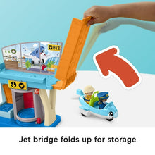 Fisher-Price Little People Everyday Adventures Airport Toddler Playset, Airplane & 3 Play Pieces