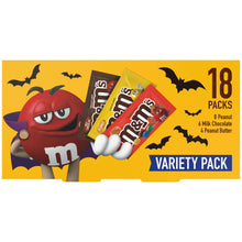 M&M's Variety Pack Full Size Milk Chocolate Candy Bars - 18 Ct