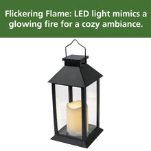 Mainstays Solar Lantern Black