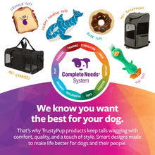 TrustyPup Easy Explorer Medium Guaranteed On-Board Travel Pet Carrier, Black, 16 lb Limit