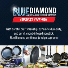 Blue Diamond Diamond Bond 2QT Hybrid Ceramic Nonstick Stainless Steel Saucepan with Lid, Induction - Brands For Less USA